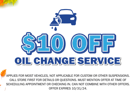 2024 Oil Change Coupon